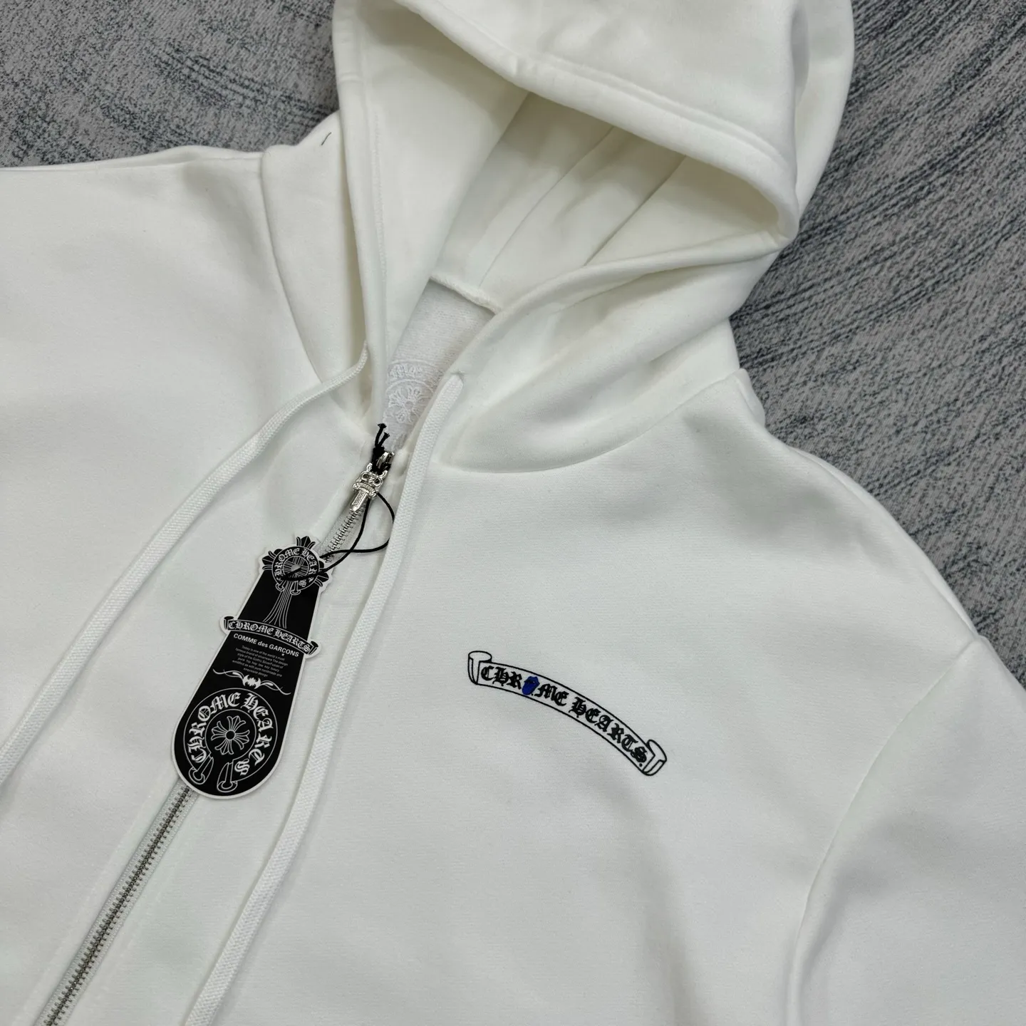 P470 Chrome Hearts hooded glue print sweatshirt jacket size S/M/L/XL